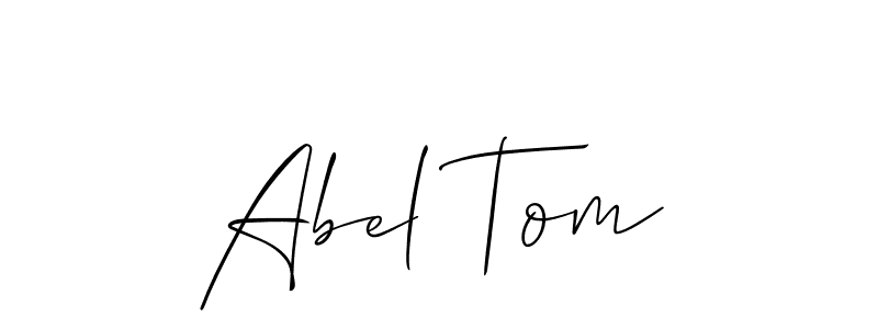 Best and Professional Signature Style for Abel Tom. Allison_Script Best Signature Style Collection. Abel Tom signature style 2 images and pictures png