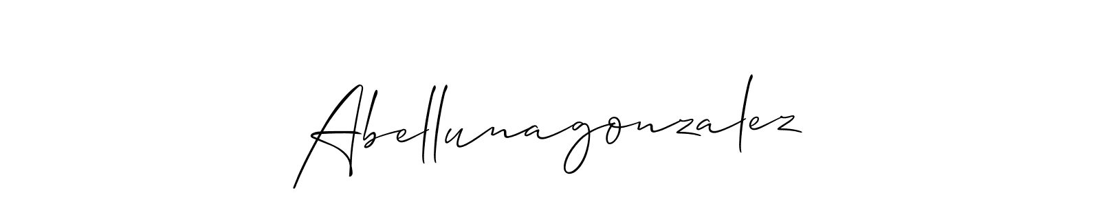 if you are searching for the best signature style for your name Abellunagonzalez. so please give up your signature search. here we have designed multiple signature styles  using Allison_Script. Abellunagonzalez signature style 2 images and pictures png