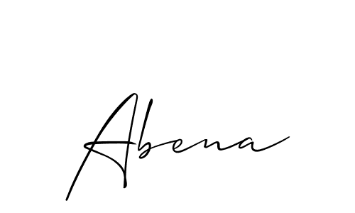 Make a beautiful signature design for name Abena. Use this online signature maker to create a handwritten signature for free. Abena signature style 2 images and pictures png