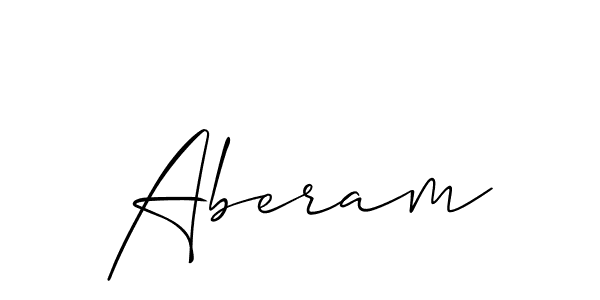 Make a beautiful signature design for name Aberam. Use this online signature maker to create a handwritten signature for free. Aberam signature style 2 images and pictures png