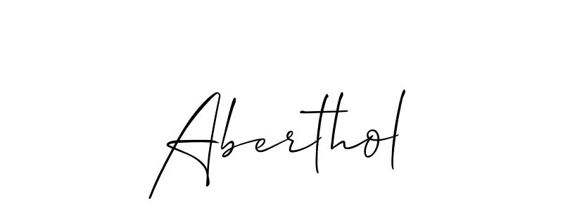 It looks lik you need a new signature style for name Aberthol. Design unique handwritten (Allison_Script) signature with our free signature maker in just a few clicks. Aberthol signature style 2 images and pictures png