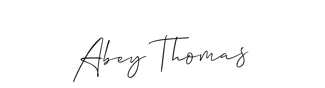 Once you've used our free online signature maker to create your best signature Allison_Script style, it's time to enjoy all of the benefits that Abey Thomas name signing documents. Abey Thomas signature style 2 images and pictures png