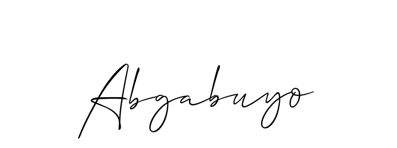 Best and Professional Signature Style for Abgabuyo. Allison_Script Best Signature Style Collection. Abgabuyo signature style 2 images and pictures png