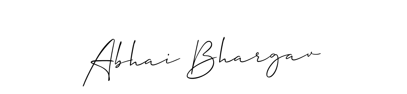 Best and Professional Signature Style for Abhai Bhargav. Allison_Script Best Signature Style Collection. Abhai Bhargav signature style 2 images and pictures png