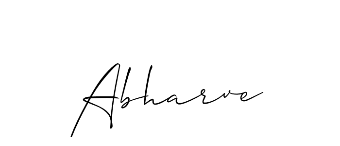 Similarly Allison_Script is the best handwritten signature design. Signature creator online .You can use it as an online autograph creator for name Abharve. Abharve signature style 2 images and pictures png