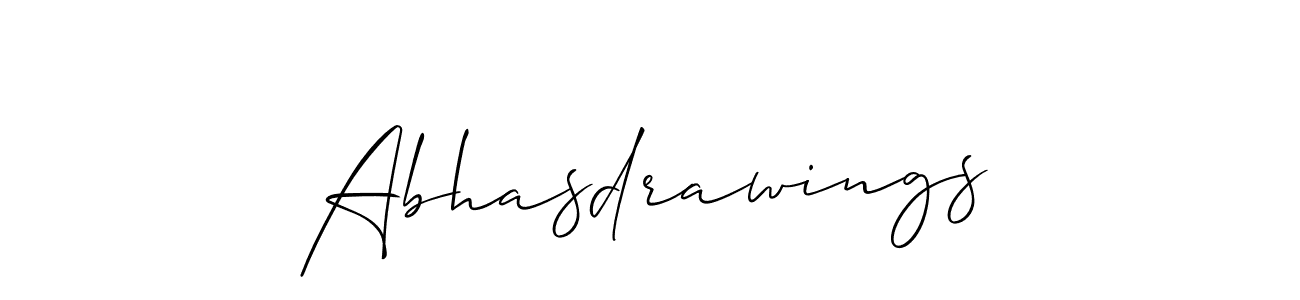 How to Draw Abhasdrawings signature style? Allison_Script is a latest design signature styles for name Abhasdrawings. Abhasdrawings signature style 2 images and pictures png