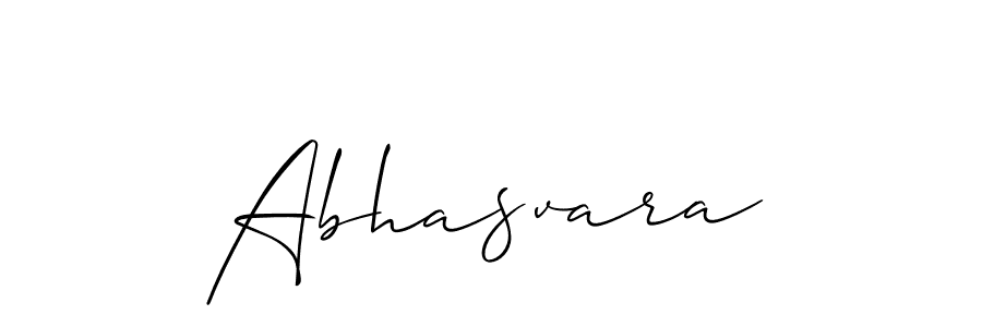 It looks lik you need a new signature style for name Abhasvara. Design unique handwritten (Allison_Script) signature with our free signature maker in just a few clicks. Abhasvara signature style 2 images and pictures png