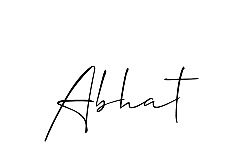 You should practise on your own different ways (Allison_Script) to write your name (Abhat) in signature. don't let someone else do it for you. Abhat signature style 2 images and pictures png