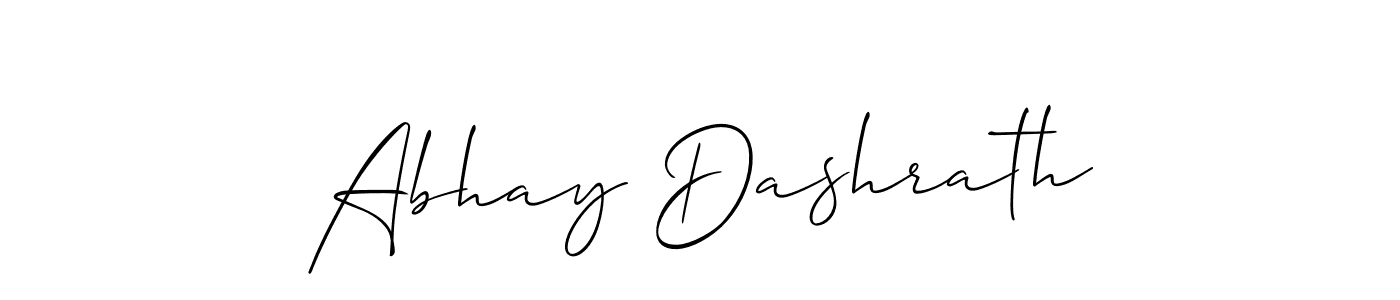 if you are searching for the best signature style for your name Abhay Dashrath. so please give up your signature search. here we have designed multiple signature styles  using Allison_Script. Abhay Dashrath signature style 2 images and pictures png