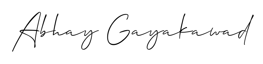 How to make Abhay Gayakawad name signature. Use Allison_Script style for creating short signs online. This is the latest handwritten sign. Abhay Gayakawad signature style 2 images and pictures png