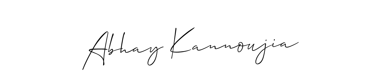 Make a beautiful signature design for name Abhay Kannoujia. Use this online signature maker to create a handwritten signature for free. Abhay Kannoujia signature style 2 images and pictures png
