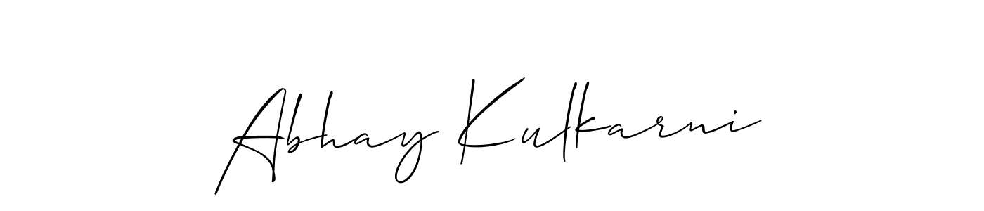 How to Draw Abhay Kulkarni signature style? Allison_Script is a latest design signature styles for name Abhay Kulkarni. Abhay Kulkarni signature style 2 images and pictures png