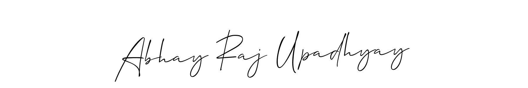 How to Draw Abhay Raj Upadhyay signature style? Allison_Script is a latest design signature styles for name Abhay Raj Upadhyay. Abhay Raj Upadhyay signature style 2 images and pictures png