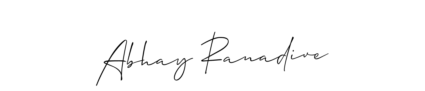 How to Draw Abhay Ranadive signature style? Allison_Script is a latest design signature styles for name Abhay Ranadive. Abhay Ranadive signature style 2 images and pictures png