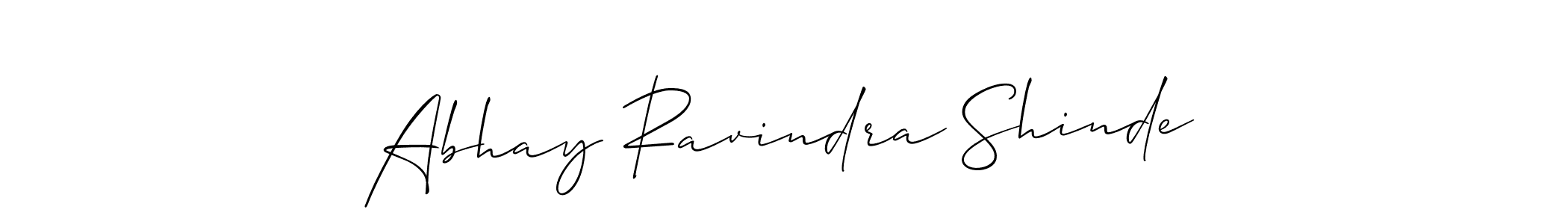 Abhay Ravindra Shinde stylish signature style. Best Handwritten Sign (Allison_Script) for my name. Handwritten Signature Collection Ideas for my name Abhay Ravindra Shinde. Abhay Ravindra Shinde signature style 2 images and pictures png