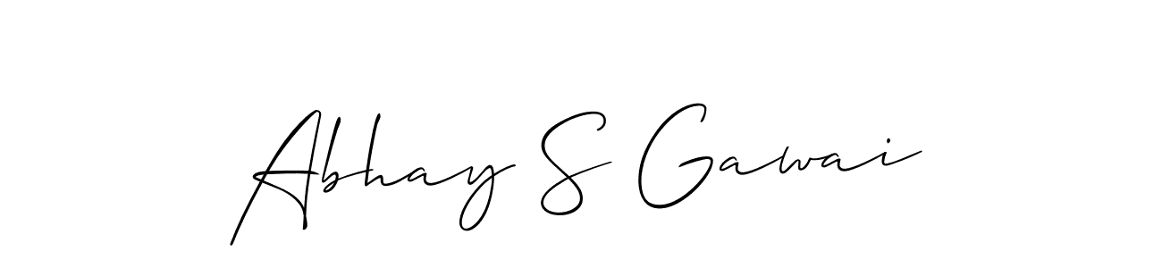 Best and Professional Signature Style for Abhay S Gawai. Allison_Script Best Signature Style Collection. Abhay S Gawai signature style 2 images and pictures png