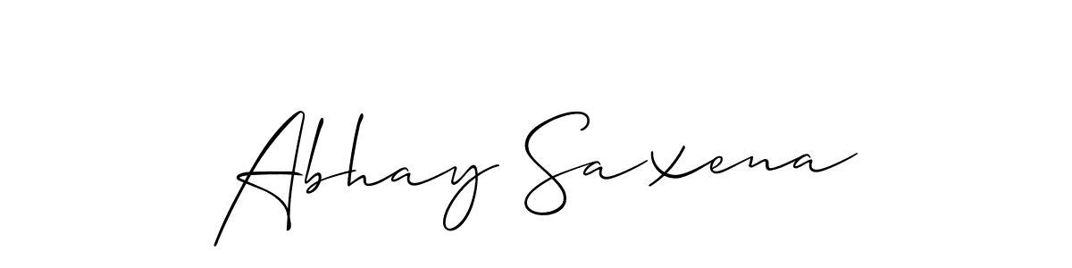 Similarly Allison_Script is the best handwritten signature design. Signature creator online .You can use it as an online autograph creator for name Abhay Saxena. Abhay Saxena signature style 2 images and pictures png