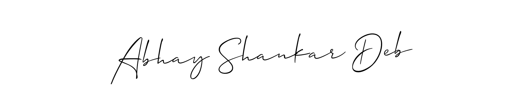 See photos of Abhay Shankar Deb official signature by Spectra . Check more albums & portfolios. Read reviews & check more about Allison_Script font. Abhay Shankar Deb signature style 2 images and pictures png