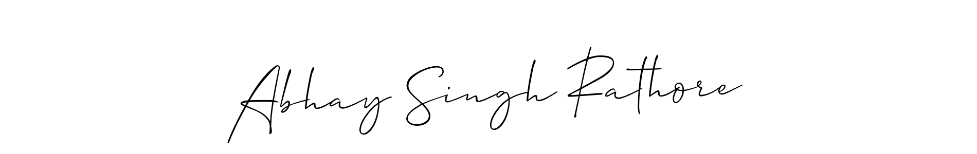 Similarly Allison_Script is the best handwritten signature design. Signature creator online .You can use it as an online autograph creator for name Abhay Singh Rathore. Abhay Singh Rathore signature style 2 images and pictures png