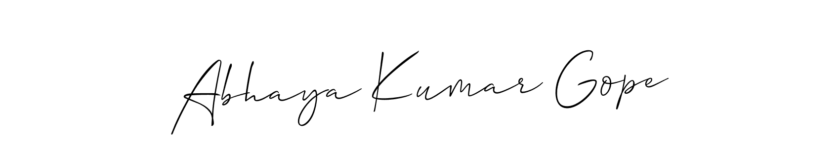 Make a beautiful signature design for name Abhaya Kumar Gope. Use this online signature maker to create a handwritten signature for free. Abhaya Kumar Gope signature style 2 images and pictures png