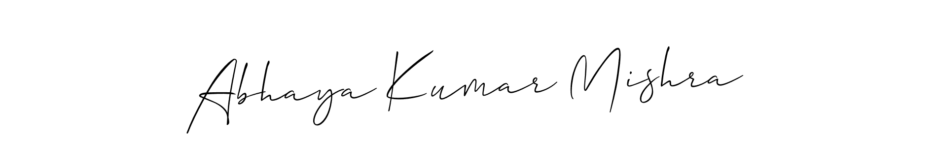 if you are searching for the best signature style for your name Abhaya Kumar Mishra. so please give up your signature search. here we have designed multiple signature styles  using Allison_Script. Abhaya Kumar Mishra signature style 2 images and pictures png