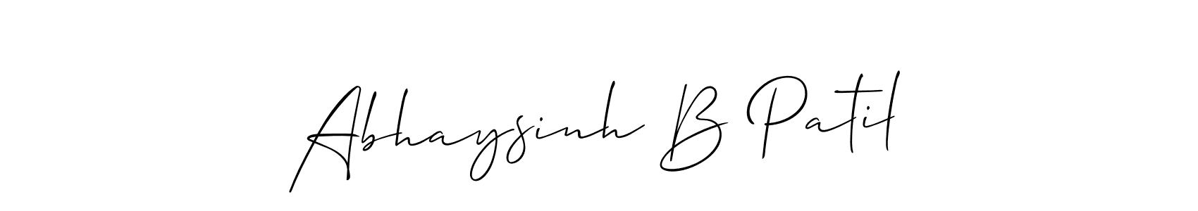 Check out images of Autograph of Abhaysinh B Patil name. Actor Abhaysinh B Patil Signature Style. Allison_Script is a professional sign style online. Abhaysinh B Patil signature style 2 images and pictures png