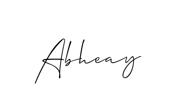You can use this online signature creator to create a handwritten signature for the name Abheay. This is the best online autograph maker. Abheay signature style 2 images and pictures png