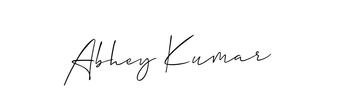 It looks lik you need a new signature style for name Abhey Kumar. Design unique handwritten (Allison_Script) signature with our free signature maker in just a few clicks. Abhey Kumar signature style 2 images and pictures png