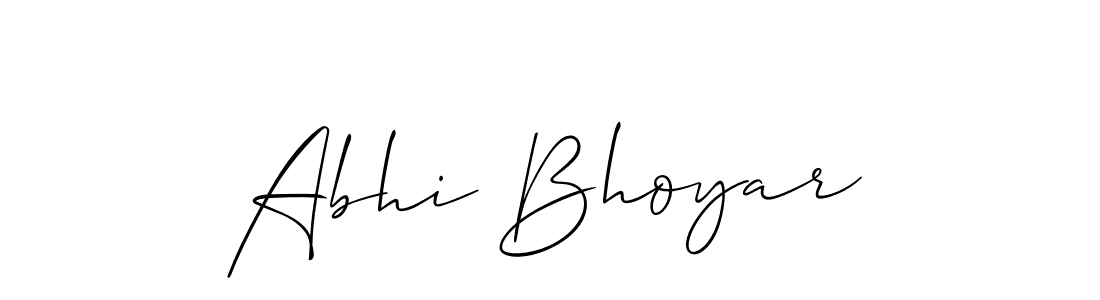 How to Draw Abhi Bhoyar signature style? Allison_Script is a latest design signature styles for name Abhi Bhoyar. Abhi Bhoyar signature style 2 images and pictures png