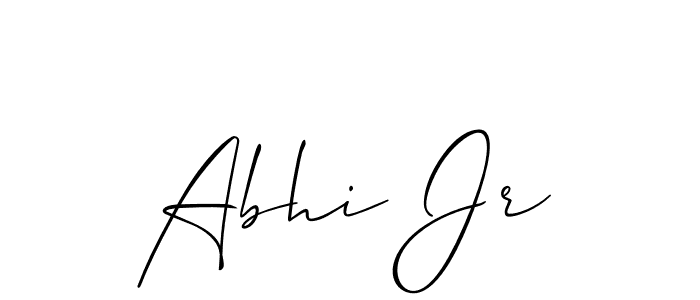 Best and Professional Signature Style for Abhi Jr. Allison_Script Best Signature Style Collection. Abhi Jr signature style 2 images and pictures png