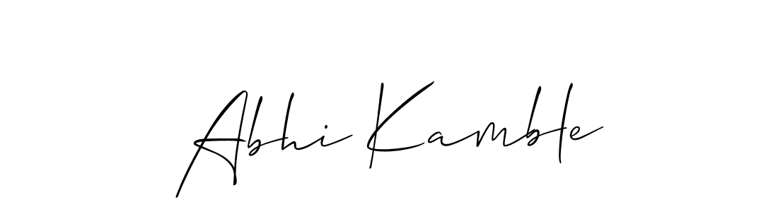 Once you've used our free online signature maker to create your best signature Allison_Script style, it's time to enjoy all of the benefits that Abhi Kamble name signing documents. Abhi Kamble signature style 2 images and pictures png