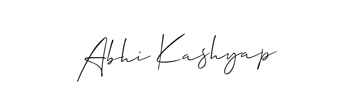 Once you've used our free online signature maker to create your best signature Allison_Script style, it's time to enjoy all of the benefits that Abhi Kashyap name signing documents. Abhi Kashyap signature style 2 images and pictures png
