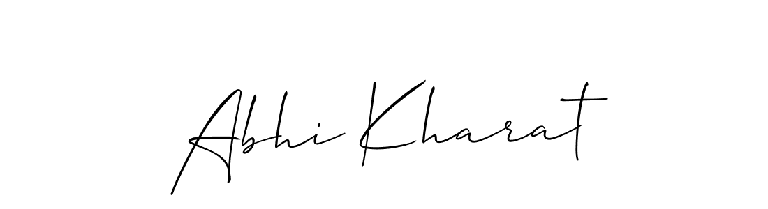Create a beautiful signature design for name Abhi Kharat. With this signature (Allison_Script) fonts, you can make a handwritten signature for free. Abhi Kharat signature style 2 images and pictures png