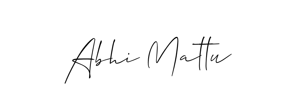 This is the best signature style for the Abhi Mattu name. Also you like these signature font (Allison_Script). Mix name signature. Abhi Mattu signature style 2 images and pictures png