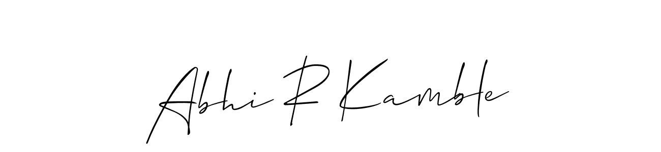 You can use this online signature creator to create a handwritten signature for the name Abhi R Kamble. This is the best online autograph maker. Abhi R Kamble signature style 2 images and pictures png