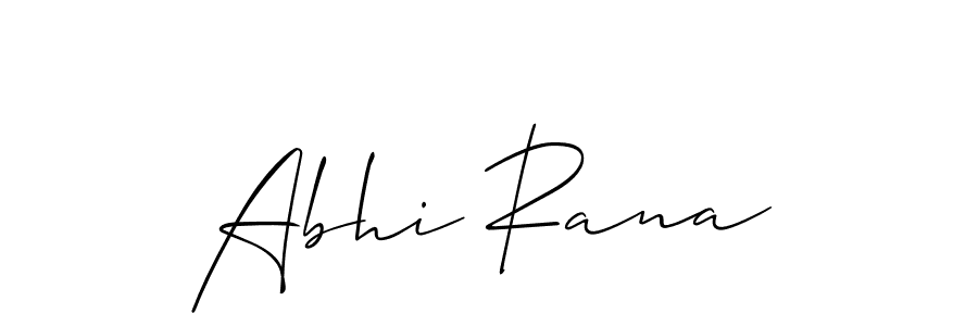 The best way (Allison_Script) to make a short signature is to pick only two or three words in your name. The name Abhi Rana include a total of six letters. For converting this name. Abhi Rana signature style 2 images and pictures png