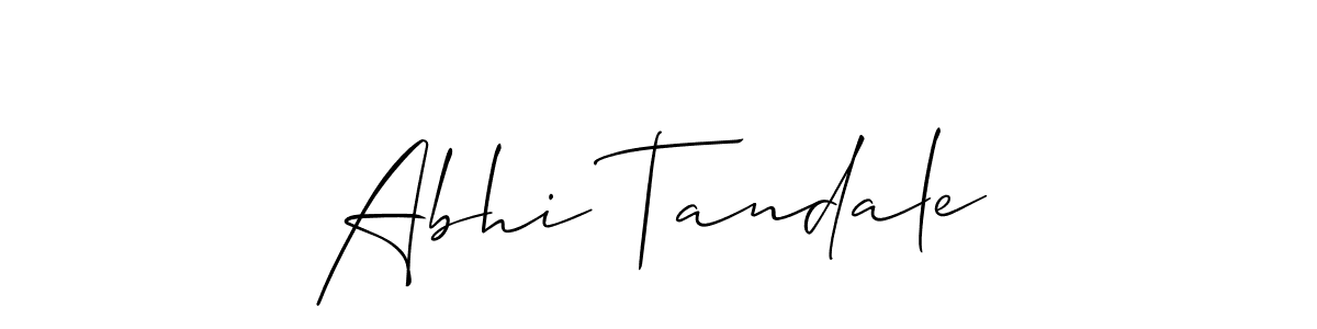 Make a beautiful signature design for name Abhi Tandale. Use this online signature maker to create a handwritten signature for free. Abhi Tandale signature style 2 images and pictures png