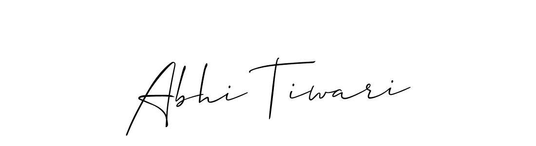 It looks lik you need a new signature style for name Abhi Tiwari. Design unique handwritten (Allison_Script) signature with our free signature maker in just a few clicks. Abhi Tiwari signature style 2 images and pictures png