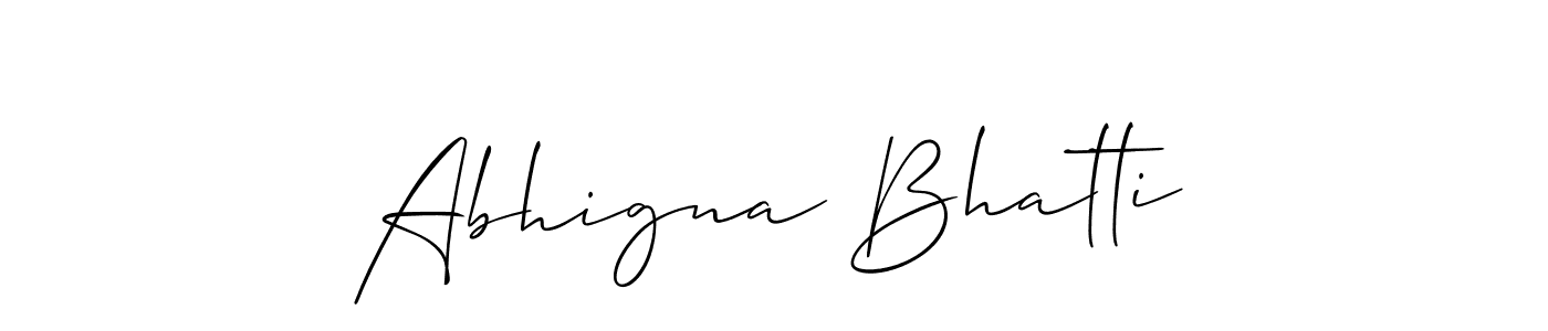 Check out images of Autograph of Abhigna Bhatti name. Actor Abhigna Bhatti Signature Style. Allison_Script is a professional sign style online. Abhigna Bhatti signature style 2 images and pictures png