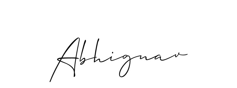You should practise on your own different ways (Allison_Script) to write your name (Abhignav) in signature. don't let someone else do it for you. Abhignav signature style 2 images and pictures png
