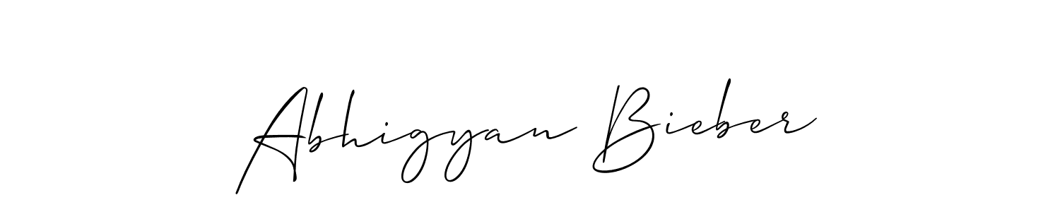 if you are searching for the best signature style for your name Abhigyan Bieber. so please give up your signature search. here we have designed multiple signature styles  using Allison_Script. Abhigyan Bieber signature style 2 images and pictures png