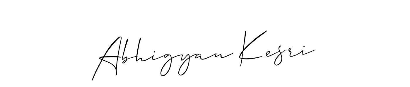 Make a beautiful signature design for name Abhigyan Kesri. Use this online signature maker to create a handwritten signature for free. Abhigyan Kesri signature style 2 images and pictures png