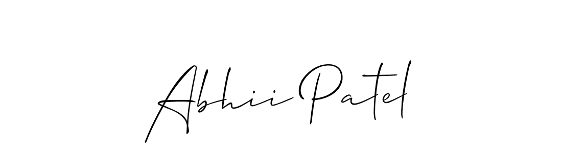 You should practise on your own different ways (Allison_Script) to write your name (Abhii Patel) in signature. don't let someone else do it for you. Abhii Patel signature style 2 images and pictures png