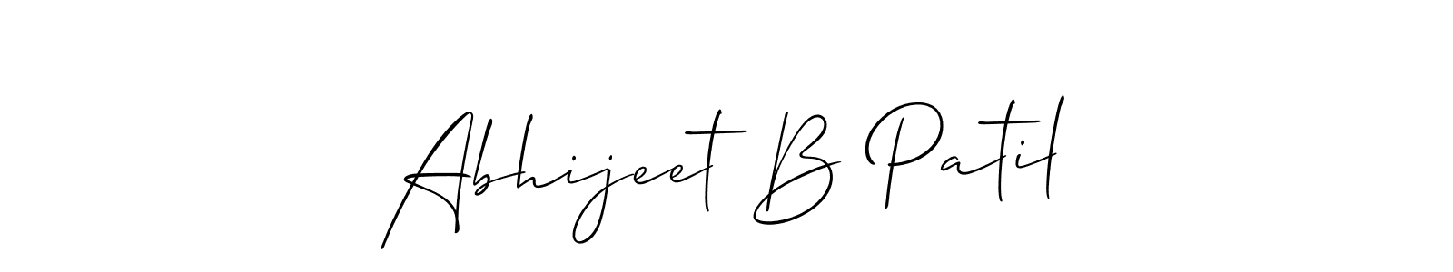 This is the best signature style for the Abhijeet B Patil name. Also you like these signature font (Allison_Script). Mix name signature. Abhijeet B Patil signature style 2 images and pictures png