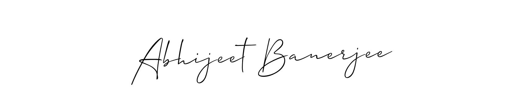 Abhijeet Banerjee stylish signature style. Best Handwritten Sign (Allison_Script) for my name. Handwritten Signature Collection Ideas for my name Abhijeet Banerjee. Abhijeet Banerjee signature style 2 images and pictures png