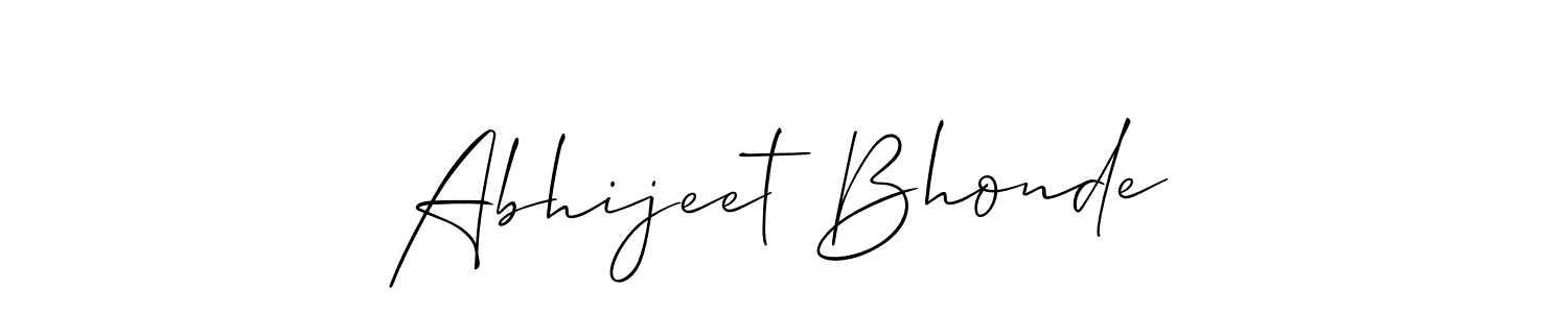 You can use this online signature creator to create a handwritten signature for the name Abhijeet Bhonde. This is the best online autograph maker. Abhijeet Bhonde signature style 2 images and pictures png