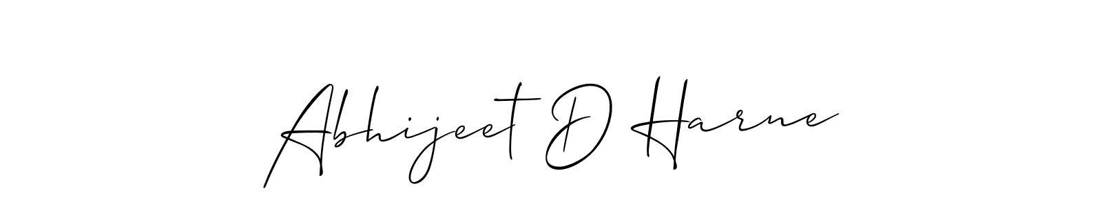 Best and Professional Signature Style for Abhijeet D Harne. Allison_Script Best Signature Style Collection. Abhijeet D Harne signature style 2 images and pictures png