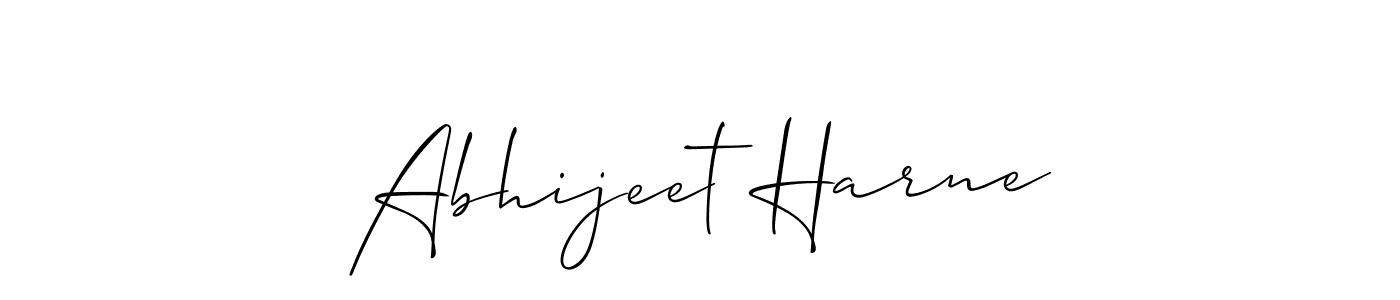 You should practise on your own different ways (Allison_Script) to write your name (Abhijeet Harne) in signature. don't let someone else do it for you. Abhijeet Harne signature style 2 images and pictures png