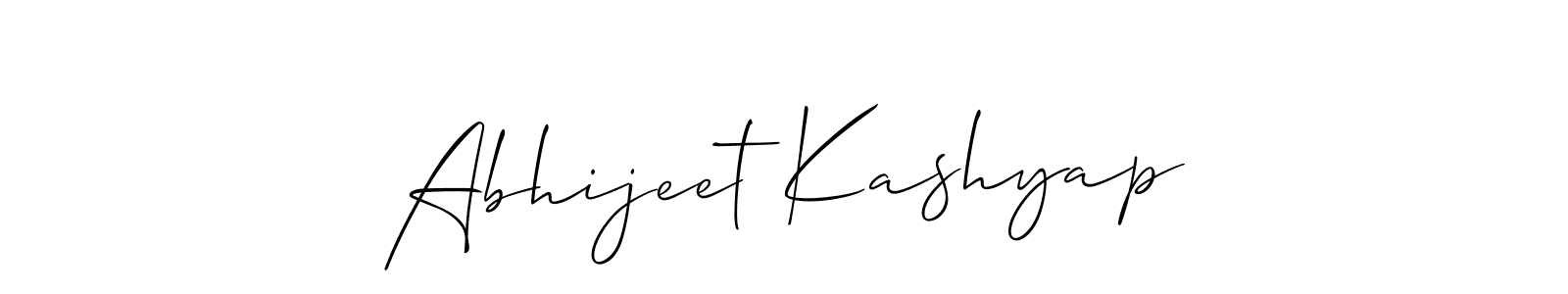 It looks lik you need a new signature style for name Abhijeet Kashyap. Design unique handwritten (Allison_Script) signature with our free signature maker in just a few clicks. Abhijeet Kashyap signature style 2 images and pictures png