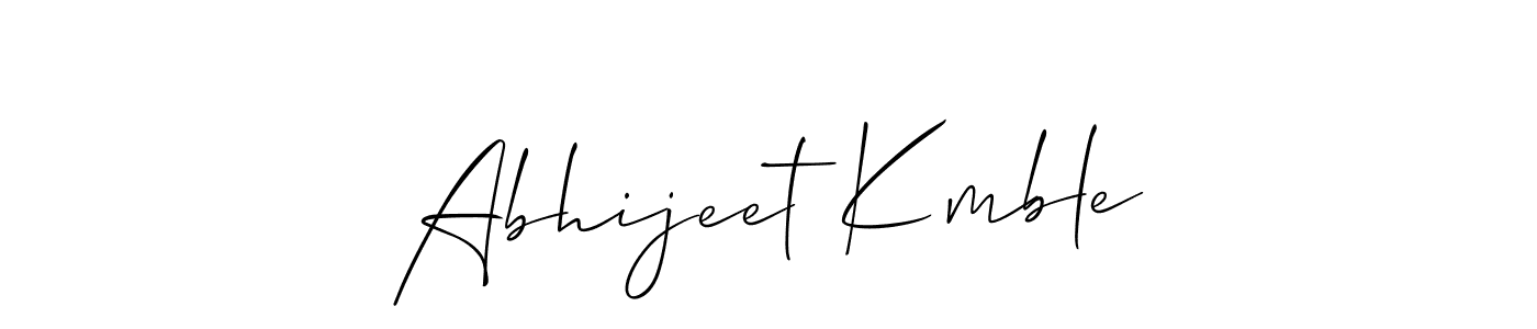 This is the best signature style for the Abhijeet Kmble name. Also you like these signature font (Allison_Script). Mix name signature. Abhijeet Kmble signature style 2 images and pictures png